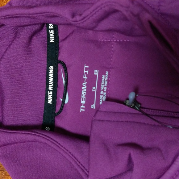 Nike Running Therma-Fit Purple Puffer Vest Women's XL NWT - Picture 5 of 5